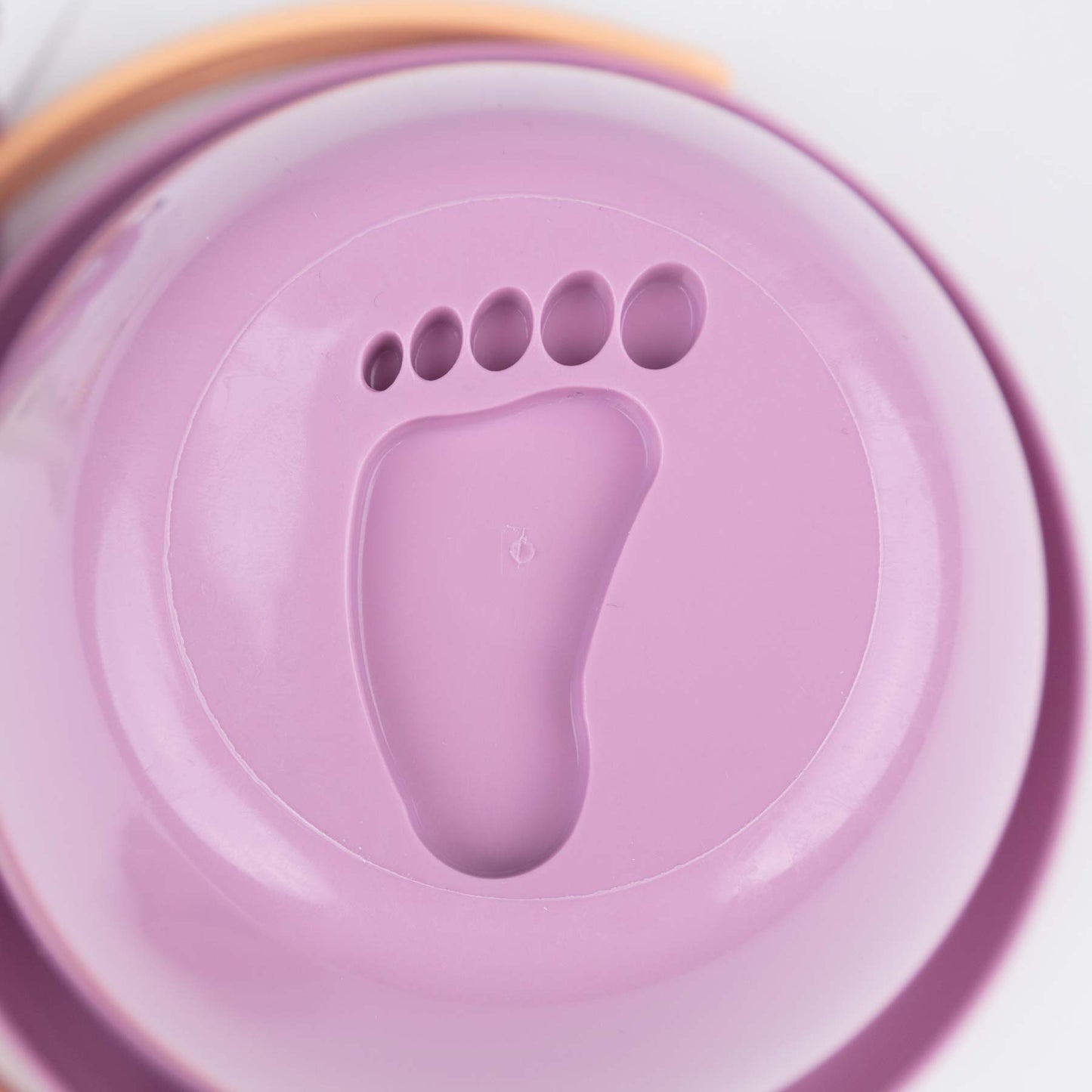 Mini Eimer "Babyfoot" mit Sandlöffel, pastell lila