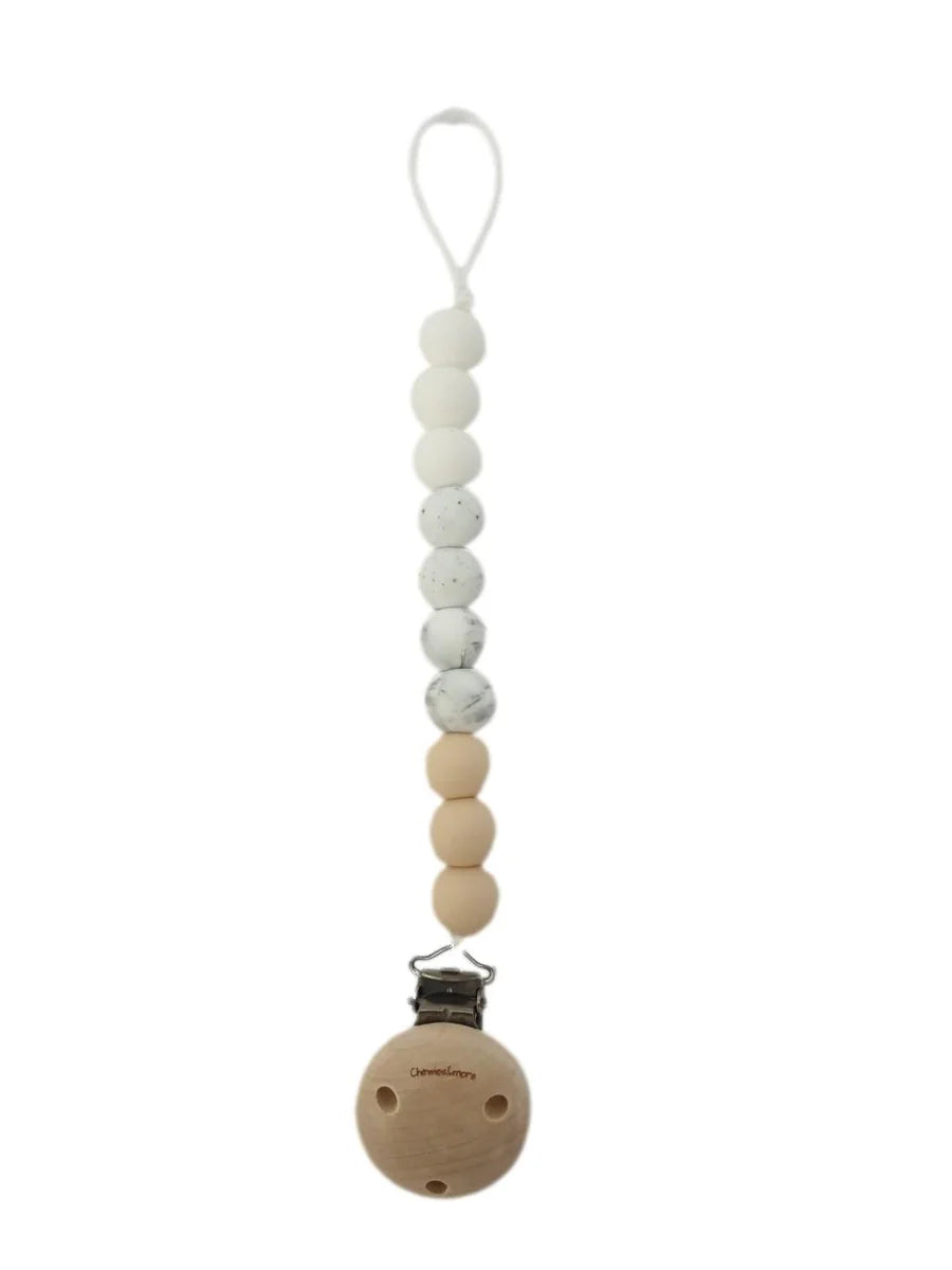 Schnullerkette aus Silikon von Chewies&more, verschiedene Farben