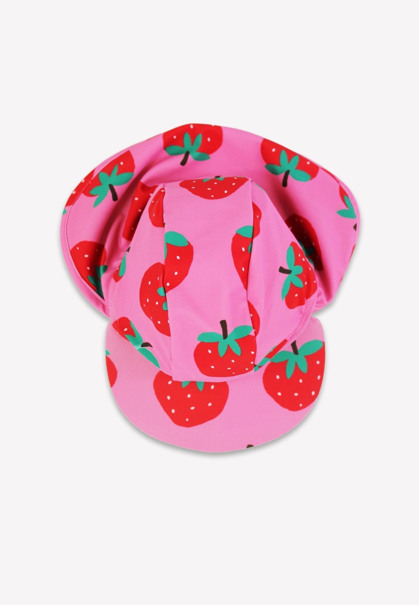 Toby Tiger Baby Sonnenhut mit Erdbeer-Motiv, rosa, UPF 50+ UV-Schutz