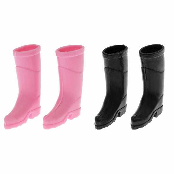 Miniatur Gummistiefel in pink als Zubehör für die Wichtelwelt