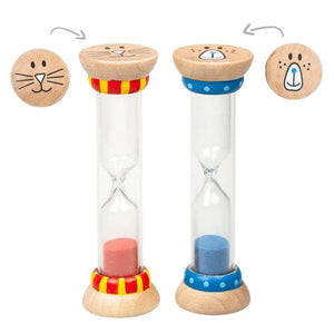 Bunte Sanduhr zum Zähne putzen