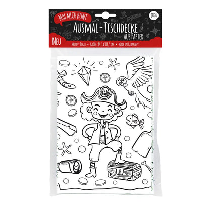 Ausmaltischdecke mit verschiedenen Motiven, perfekt für den Kindergeburtstag