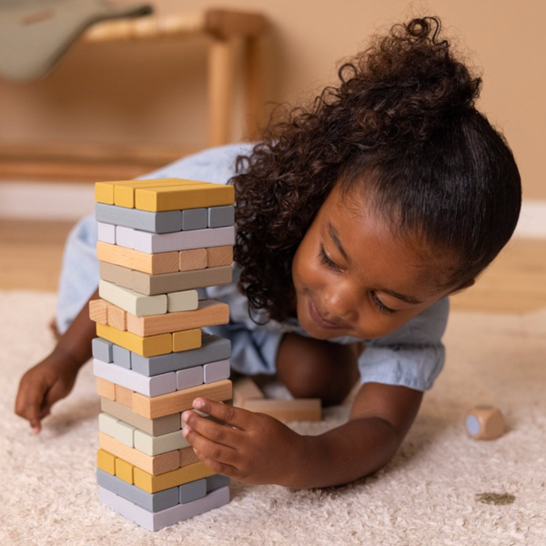 Holzturm-Spiel für Kinder ab 3 Jahren von Little Dutch