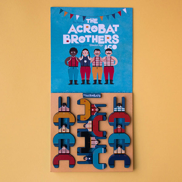 Balancierspiel "The Acrobat Brothers" aus Holz für Kinder ab 3 Jahren