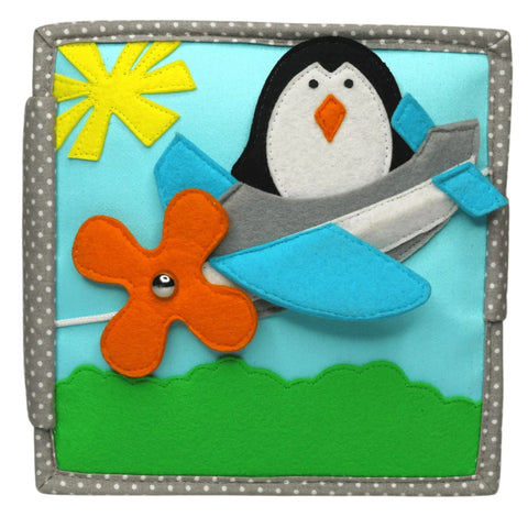 Quietbook "Kleiner Pilot" für Kinder ab 3 Jahren