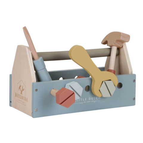 Werkzeugkoffer aus Holz für Kinder von Little Dutch