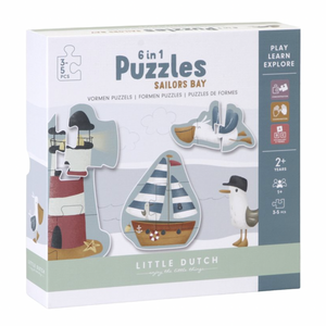 Maritimes Formen Puzzle "Sailors Bay" für Kinder ab 2 Jahren