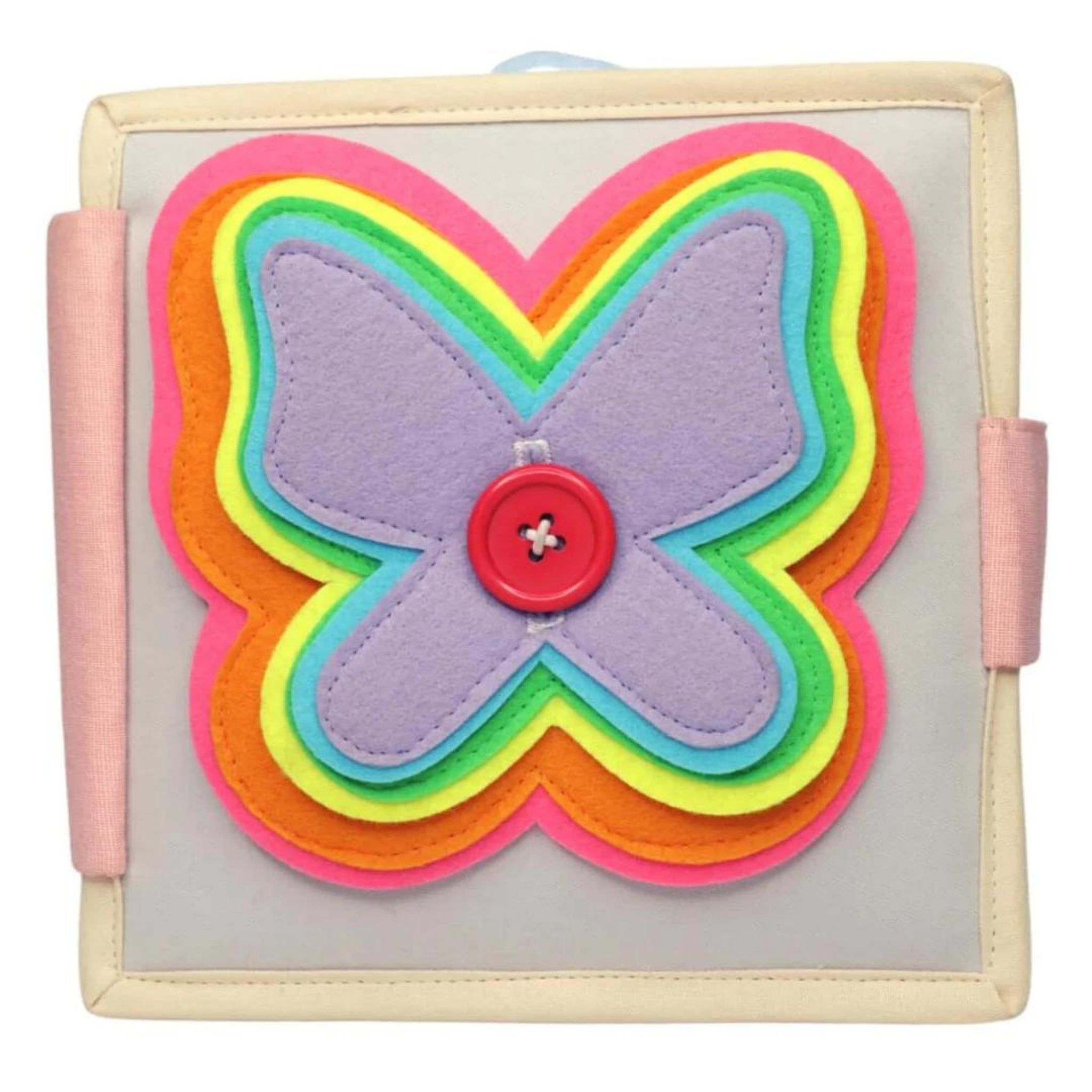 Quietbook "Der flatternde Schmetterling" für Kinder ab 18 Monaten