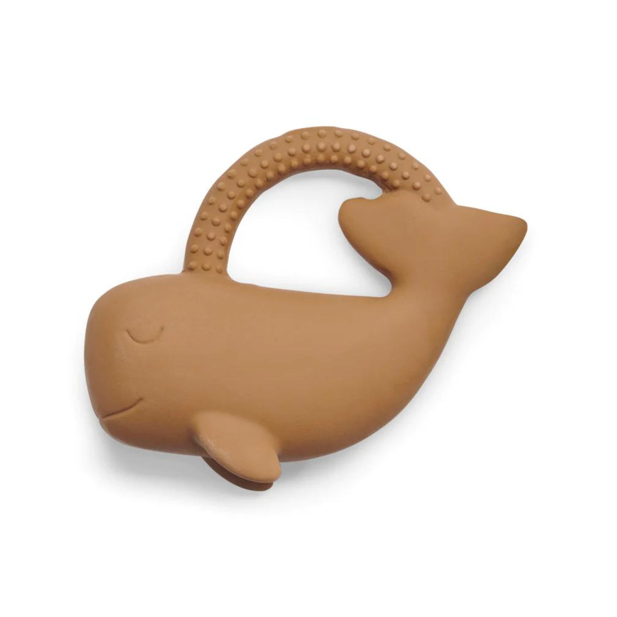 Wal-Beißring "Whale" von Jollein, caramel