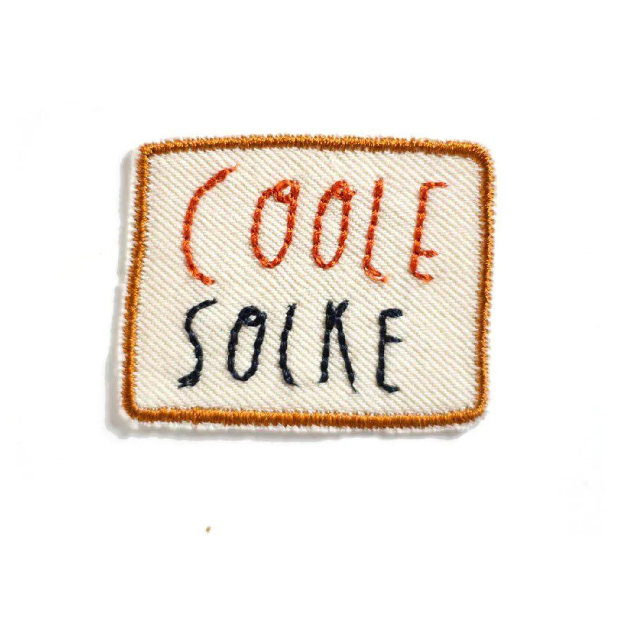 Bügelflicken "Coole Socke" zum Aufbügeln oder Aufnähen