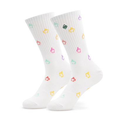 Have a nice day - Tennissocken mit Mittelfingern von J. Clay für Frauen und Männer