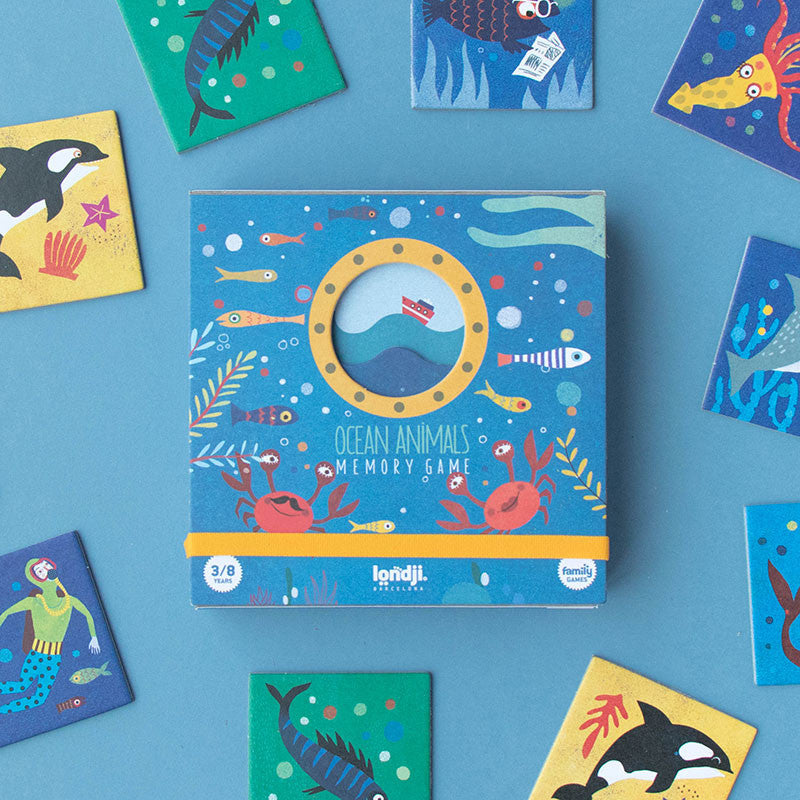 Memoryspiel "Ocean Animals" für Kinder ab 3 Jahren