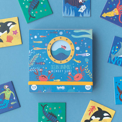 Memoryspiel "Ocean Animals" für Kinder ab 3 Jahren