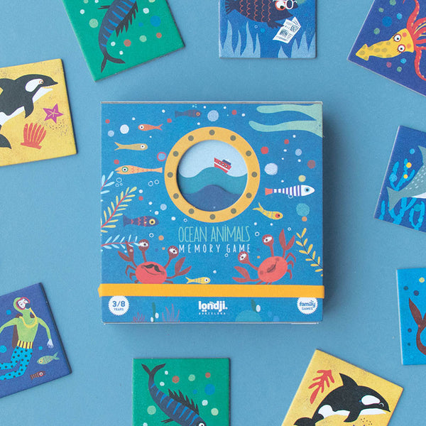 Memoryspiel "Ocean Animals" für Kinder ab 3 Jahren