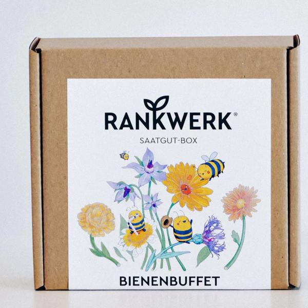 Saatgut-Box "Bienenbufett" mit Blumensamen (Bio)