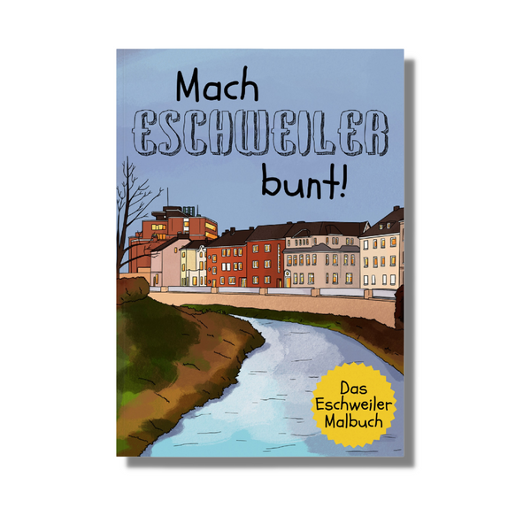 Das Eschweiler-Malbuch "Mach Eschweiler bunt" - Das Malbuch über deine Stadt