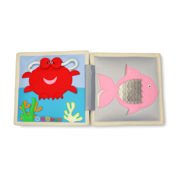 Quietbook "Happy Sheep" für Kinder ab 4 Monaten