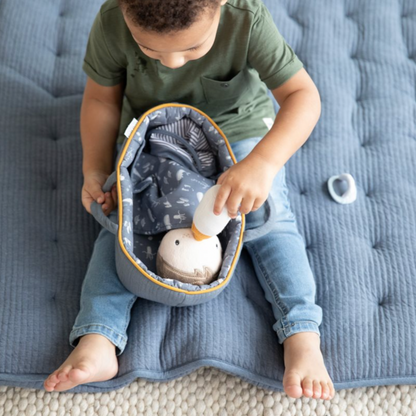 Blaues Puppenset "Jim" mit Zubehör von Little Dutch
