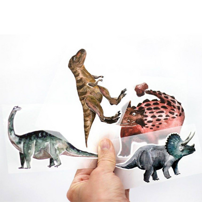 Bügelbilder-Set "Dinosaurier" zum Aufbügeln