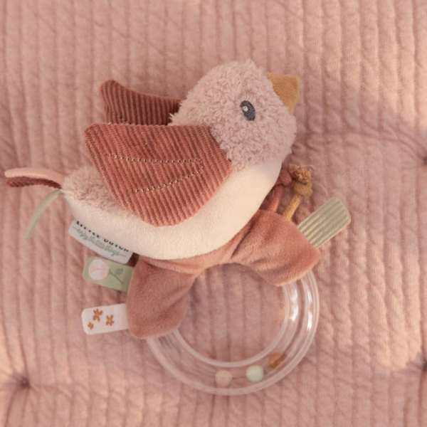 Rosa Rassel mit Vogel von Little Dutch