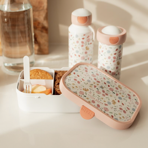 Little Dutch Brotdose "Flowers & Butterflies" mit herausnehmbaren Fächern