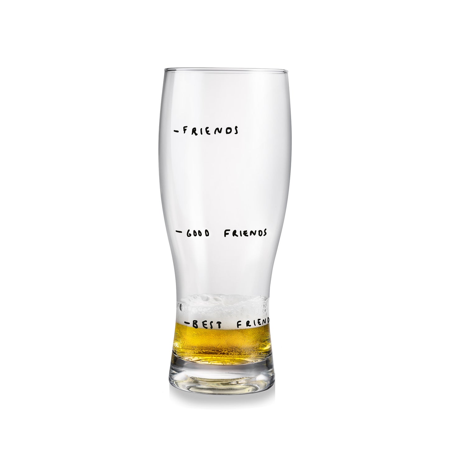 Bierglas mit lustiger Aufschrift als Geschenkidee
