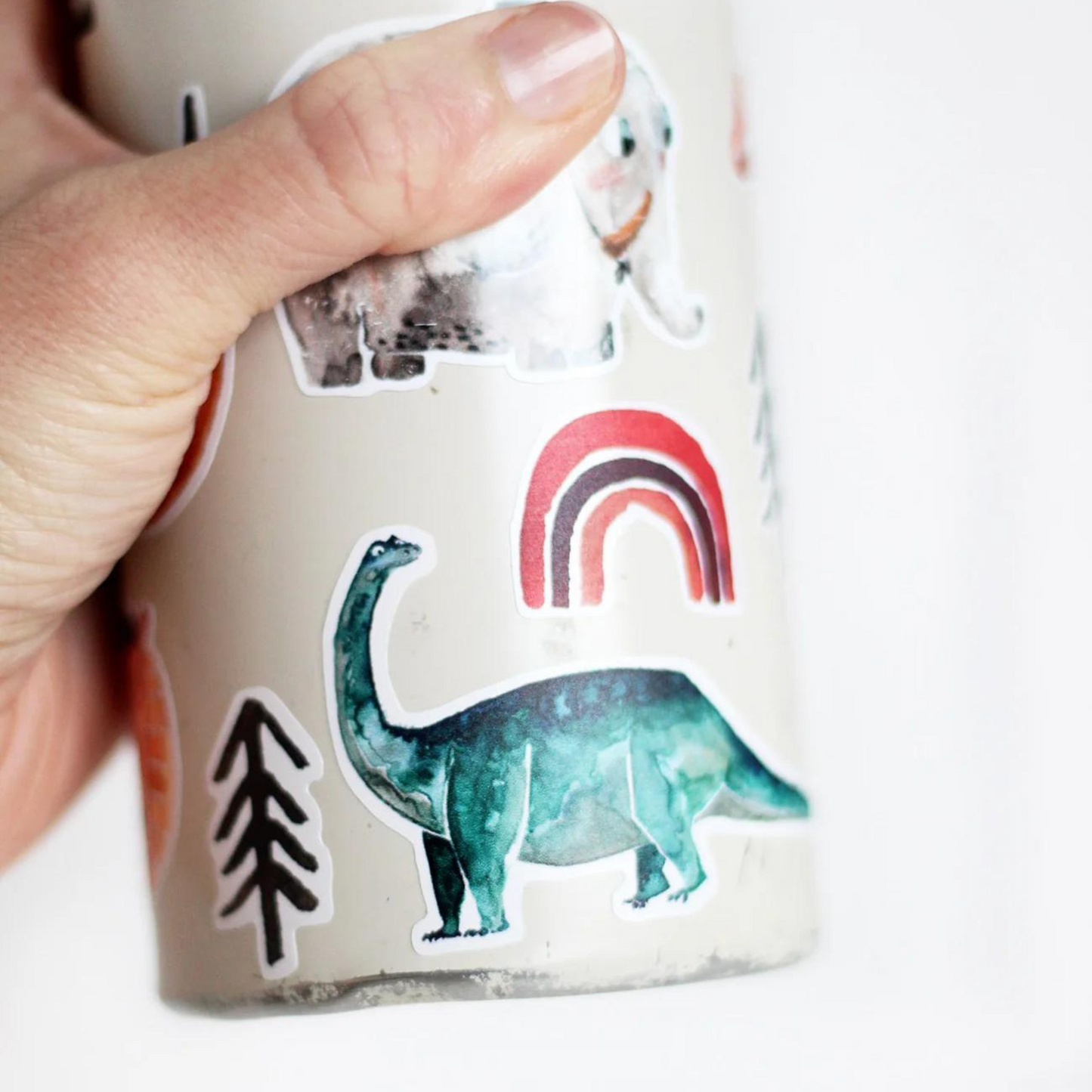 Spülmaschinenfeste Sticker "Dinosaurier"
