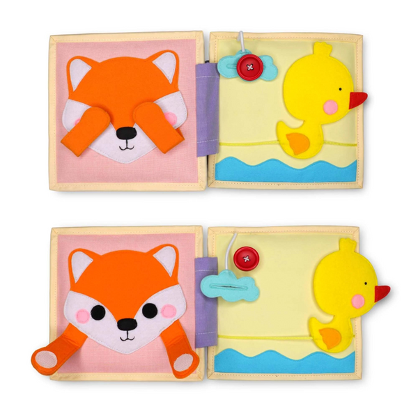 Quietbook "Erdbeere" für Kinder ab 6 Monaten