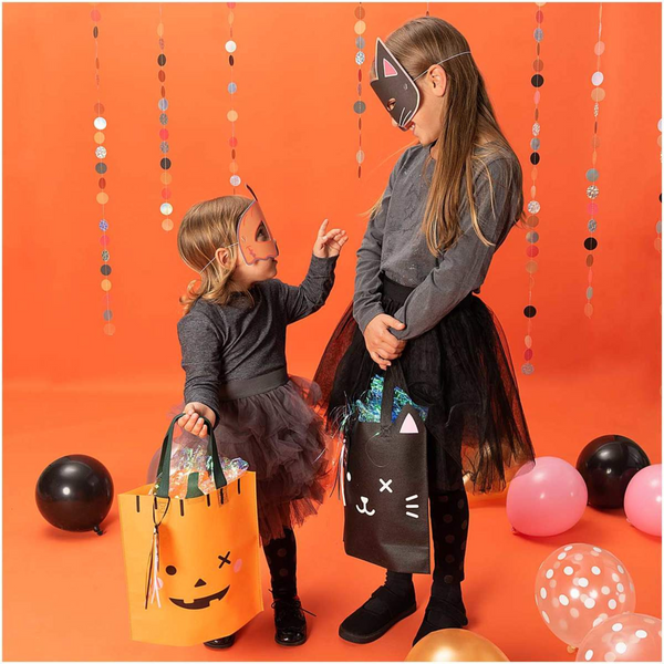 Katzen-Tasche zum Süßigkeiten Sammeln für Halloween