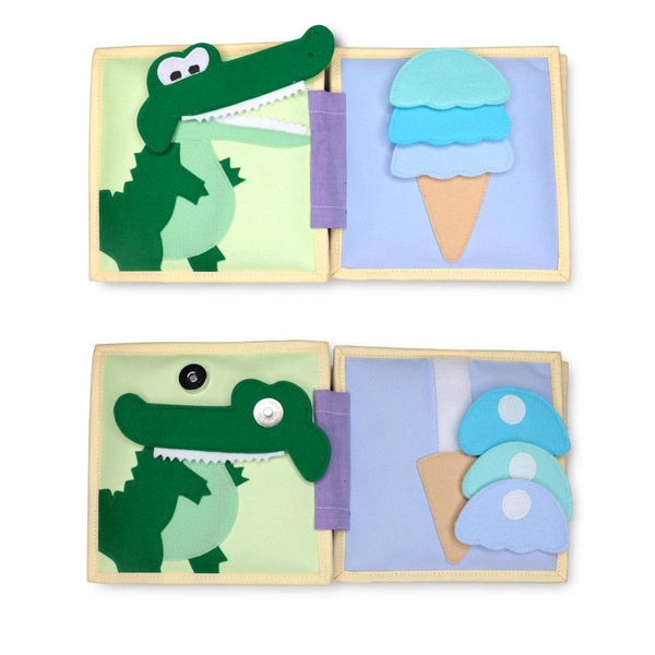 Quietbook "Erdbeere" für Kinder ab 6 Monaten