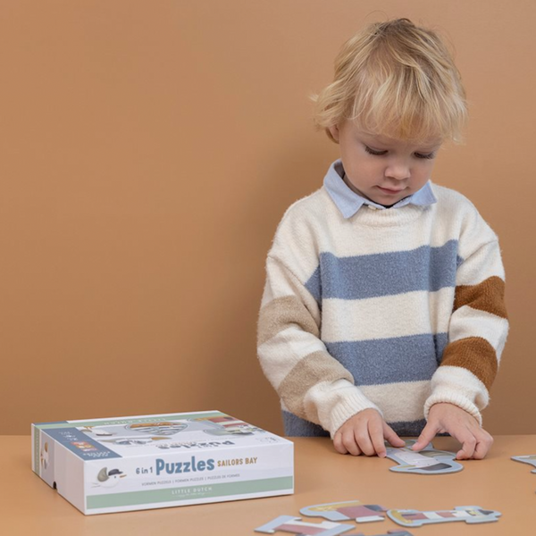 Maritimes Formen Puzzle "Sailors Bay" für Kinder ab 2 Jahren