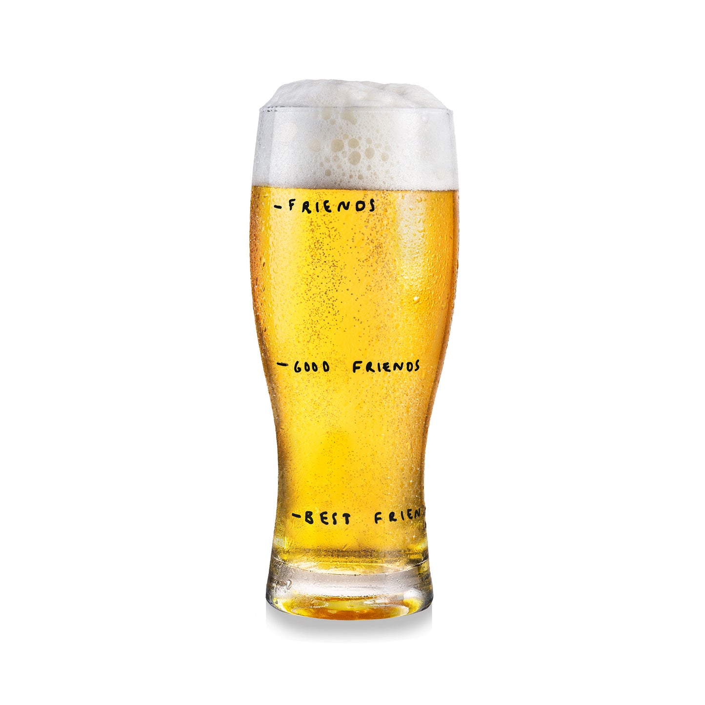 Bierglas mit lustiger Aufschrift als Geschenkidee