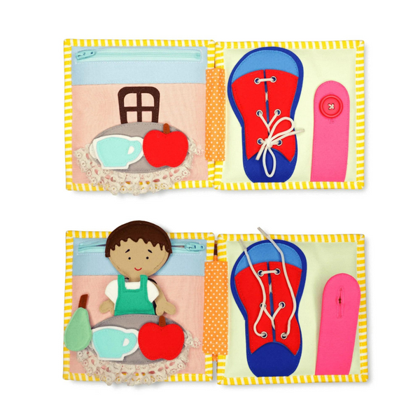 Quietbook "Home Sweet Home" für Kinder ab 2 Jahren