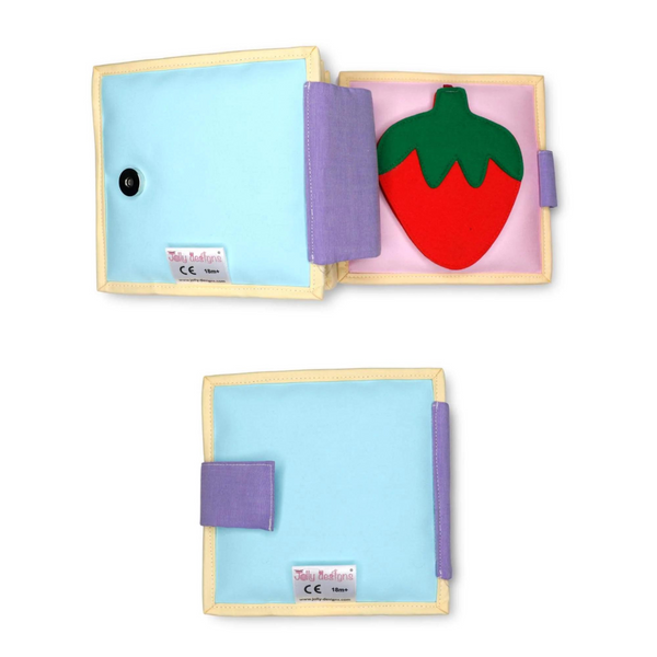 Quietbook "Erdbeere" für Kinder ab 6 Monaten