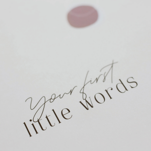 Erinnerungsbuch: "Little Words"