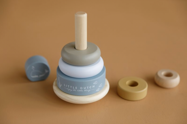 Stapelturm von Little Dutch, blau