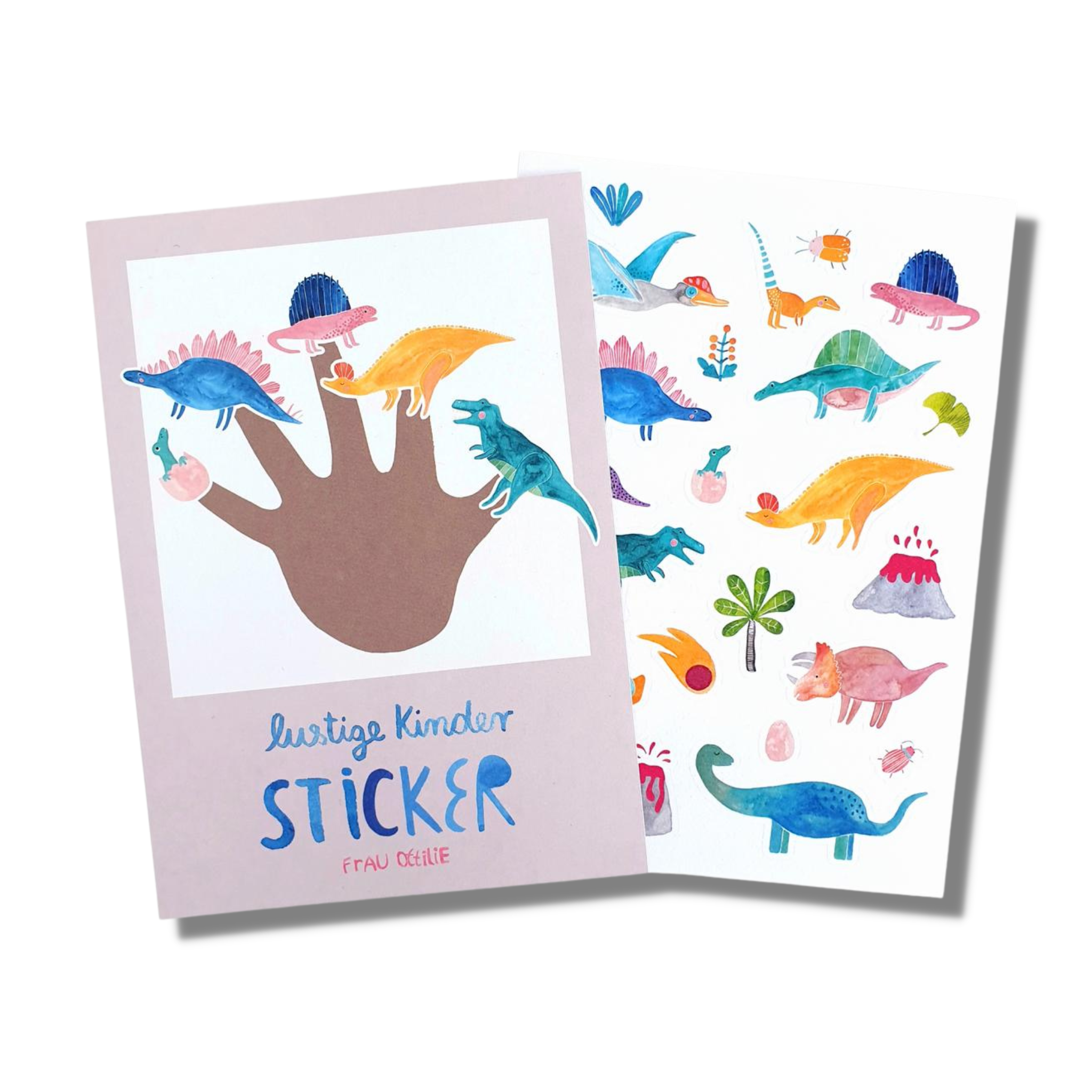 Sticker "Dinosaurier" für Kinder von Frau Ottilie