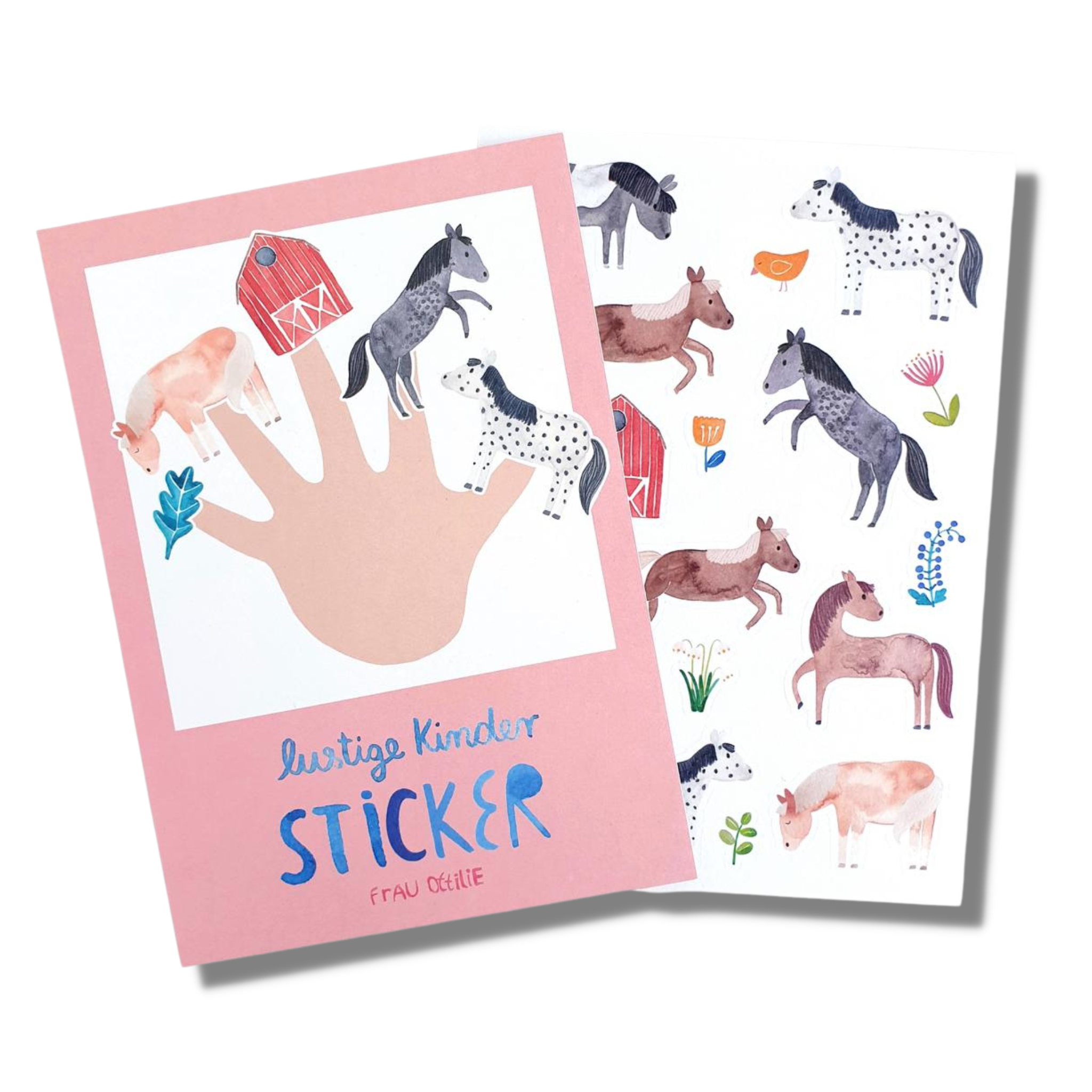 Sticker "Pferde" für Kinder von Frau Ottilie