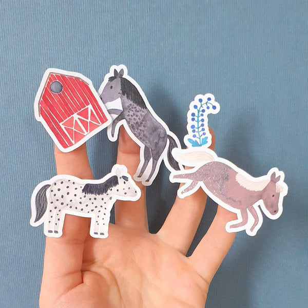 Sticker "Pferde" für Kinder von Frau Ottilie