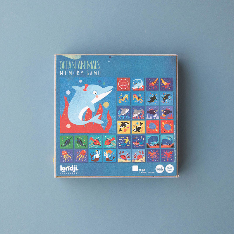 Memoryspiel "Ocean Animals" für Kinder ab 3 Jahren