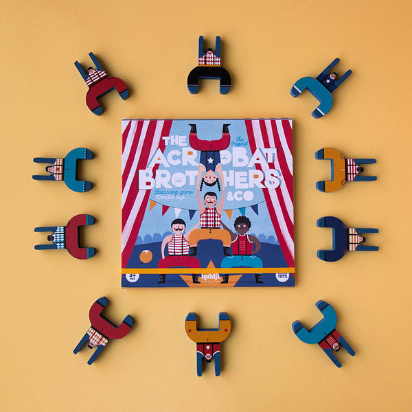 Balancierspiel "The Acrobat Brothers" aus Holz für Kinder ab 3 Jahren