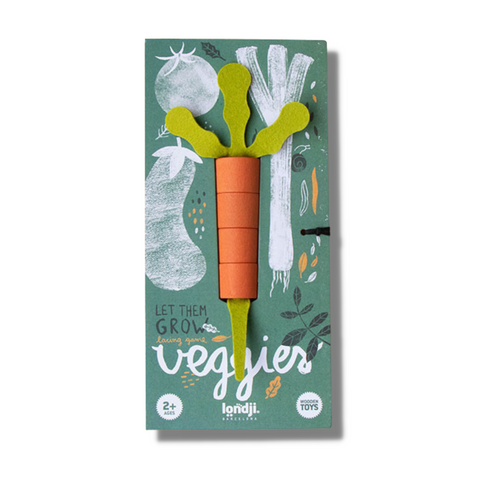 Fädelspiel "Veggies" aus Holz für Kinder ab 2 Jahren