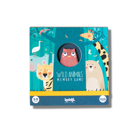 Memoryspiel "Wild Animals" für Kinder ab 3 Jahren
