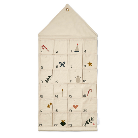 Großer Adventskalender aus Stoff mit 24 Fächern von Liewood