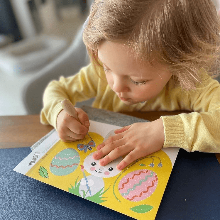 Prickelset zum Thema "Ostern" für Kinder