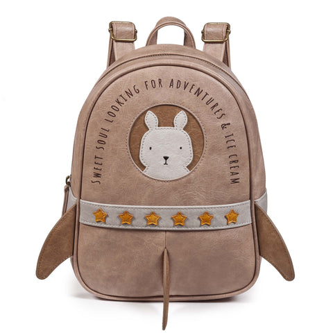 Rosa Raketen Rucksack "Sunny" für Kinder von Little Who