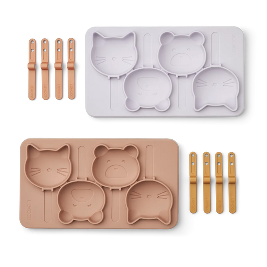 Eis selber machen mit den Silikonformen von Liewood, 2er Set