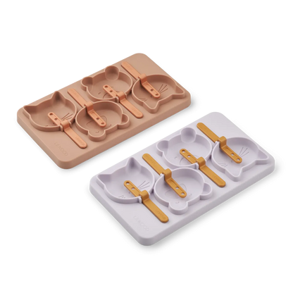 Eis selber machen mit den Silikonformen von Liewood, 2er Set