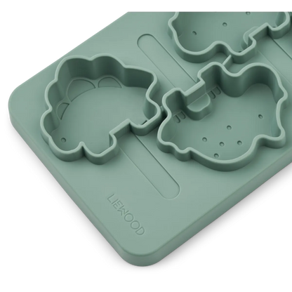 Eis selber machen mit den Dinosaurier-Silikonformen von Liewood, 2er Set