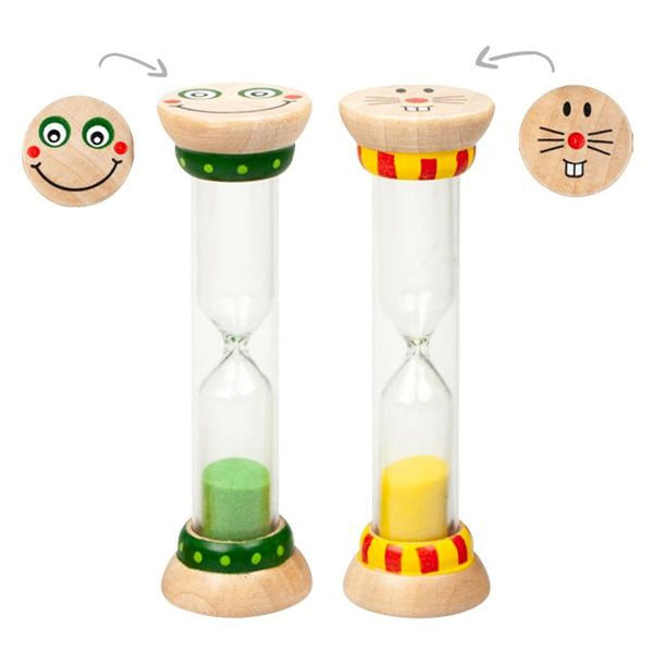 Bunte Sanduhr zum Zähne putzen